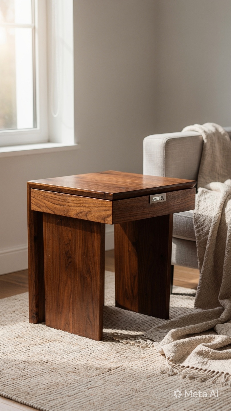 Walnut Side Table